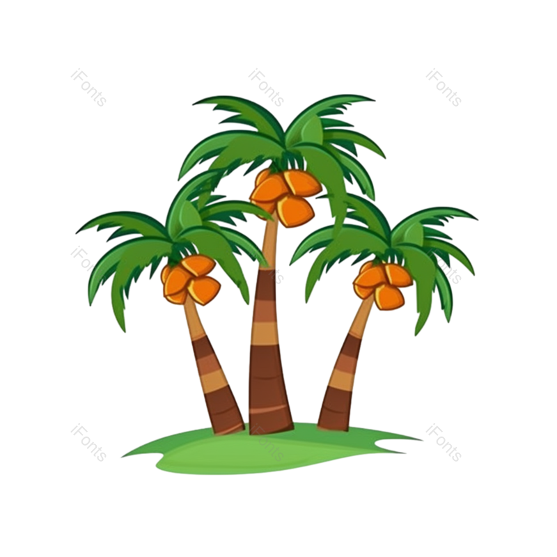 叶子图片,卡通元素,树木PNG,森林免抠素材